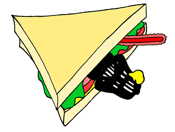 Minnesbild: Darth Vader i en sandwich